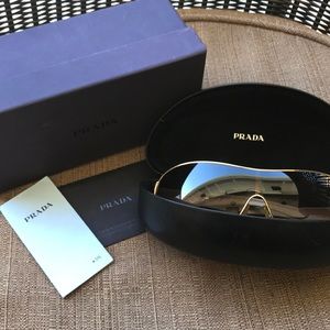 Gold Prada Sunglasses
